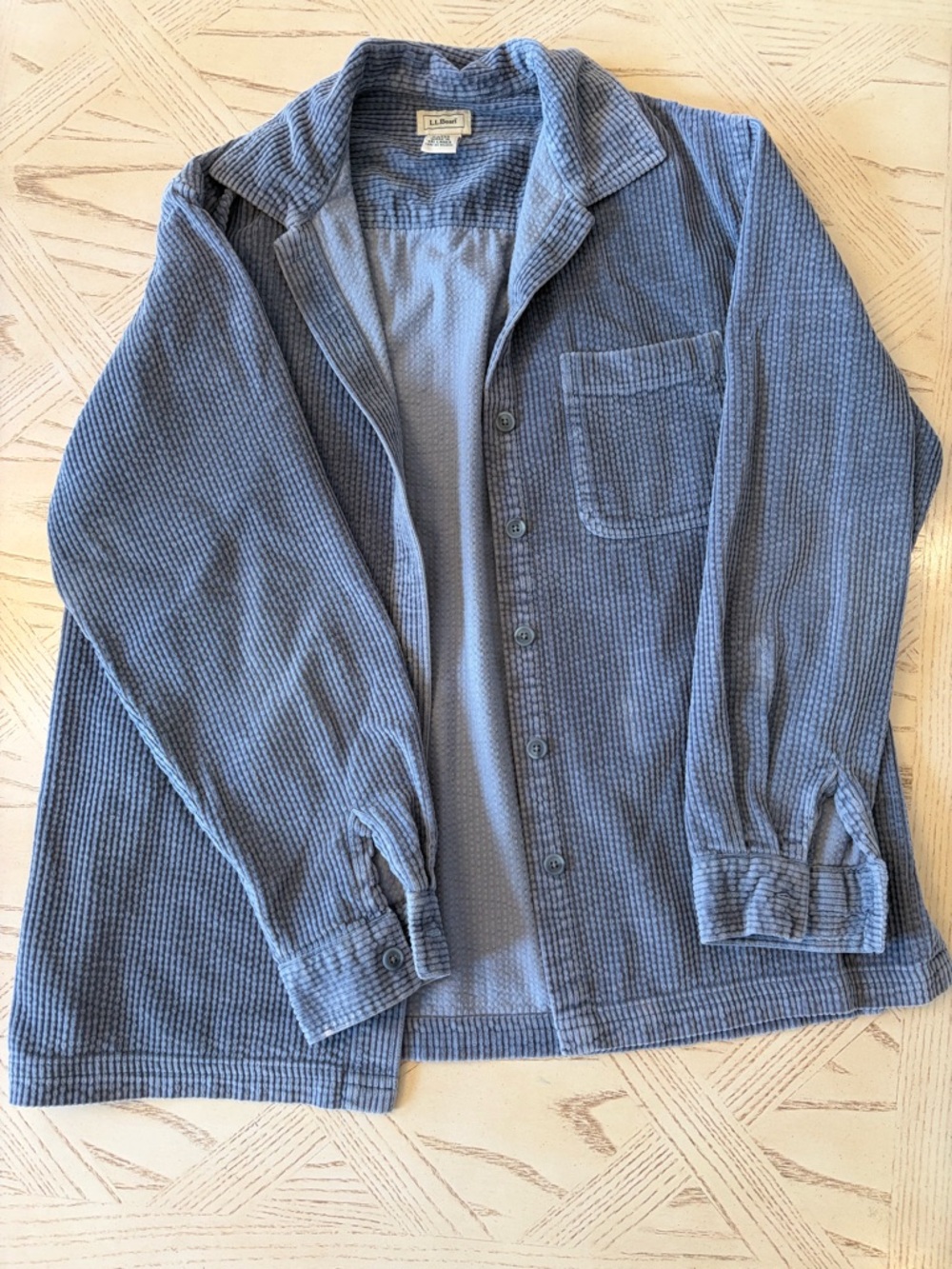 L.L. Bean Corduroy/ Ribbed Shacket/Button Up